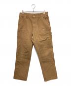 CarHarttカーハート）の古着「WIP Double Knee Pant」｜ブラウン