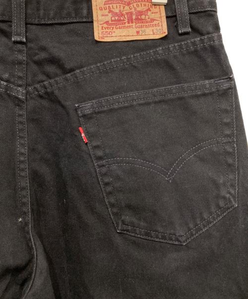 LEVI'S（リーバイス）LEVI'S (リーバイス) 550-デニムパンツ ブラック サイズ:36-30の古着・服飾アイテム