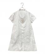HaaTハート）の古着「SSシャツワンピース」｜ホワイト