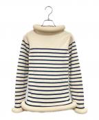 Jean Paul GAULTIERジャンポールゴルチェ）の古着「タートルネックニット」｜ネイビー×アイボリー