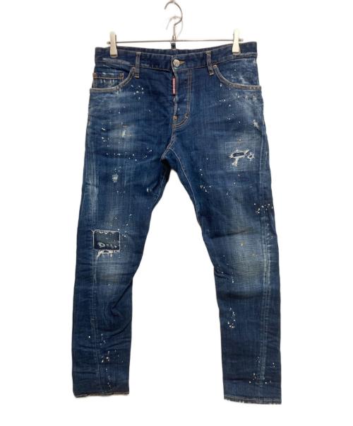 DSQUARED2（ディースクエアード）DSQUARED2 (ディースクエアード) SEXY TWIST JEAN/セクシーツイストジーンズ インディゴ サイズ:50の古着・服飾アイテム
