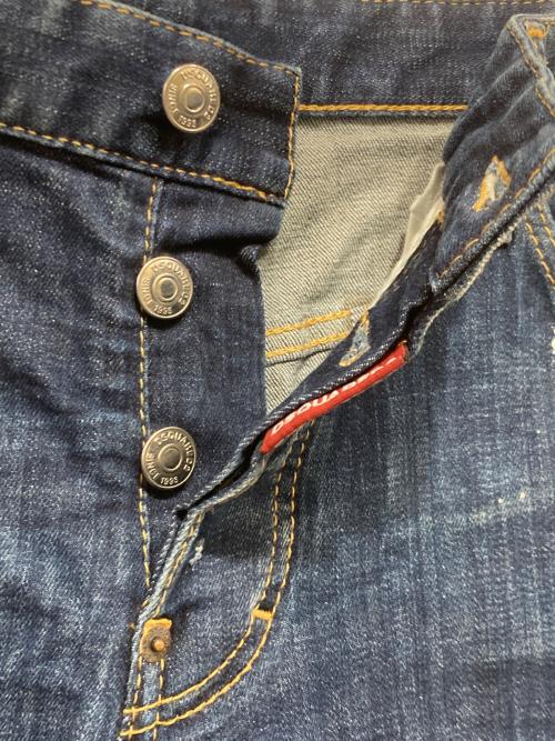 DSQUARED2（ディースクエアード）DSQUARED2 (ディースクエアード) SEXY TWIST JEAN/セクシーツイストジーンズ インディゴ サイズ:50の古着・服飾アイテム