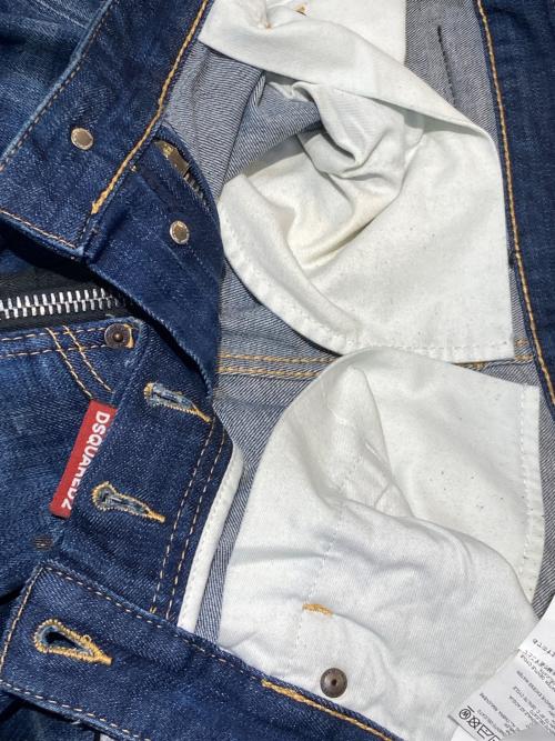 DSQUARED2（ディースクエアード）DSQUARED2 (ディースクエアード) M.B. JEAN WEIRD LIMITED EDITION インディゴ サイズ:48の古着・服飾アイテム