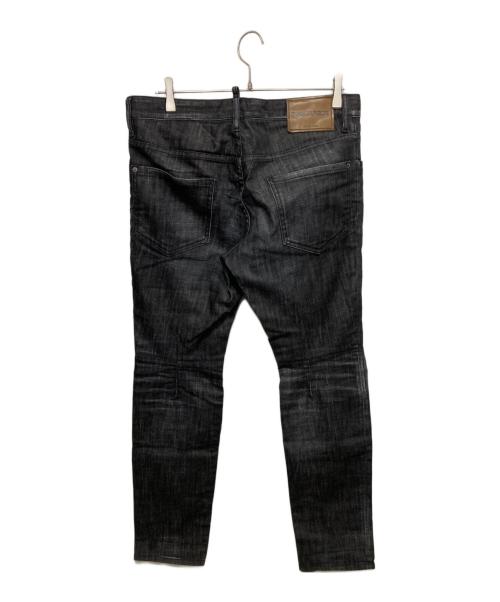 DSQUARED2（ディースクエアード）DSQUARED2 (ディースクエアード) デニムパンツ ブラック サイズ:48の古着・服飾アイテム