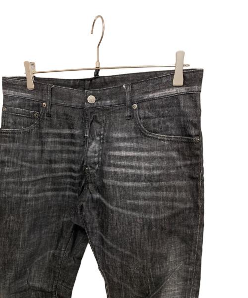 DSQUARED2（ディースクエアード）DSQUARED2 (ディースクエアード) デニムパンツ ブラック サイズ:48の古着・服飾アイテム