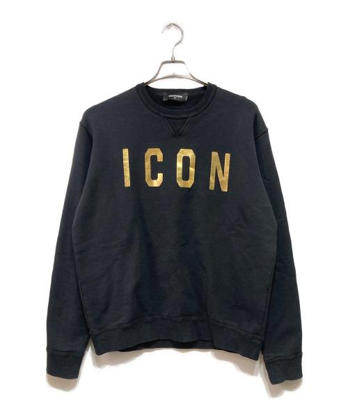 DSQUARED2（ディースクエアード）DSQUARED2 (ディースクエアード) Icon  Sweater ブラック サイズ:Mの古着・服飾アイテム