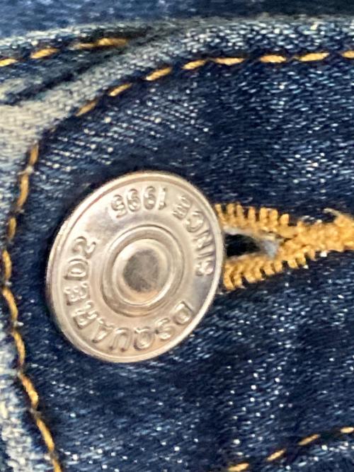 DSQUARED2（ディースクエアード）DSQUARED2 (ディースクエアード) Tidy Biker Jeans インディゴ サイズ:44の古着・服飾アイテム