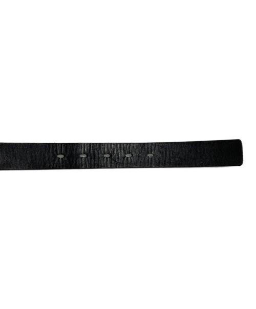 BURBERRY BLACK LABEL（バーバリーブラックレーベル）BURBERRY BLACK LABEL (バーバリーブラックレーベル) ロゴバックルベルト ブラックの古着・服飾アイテム