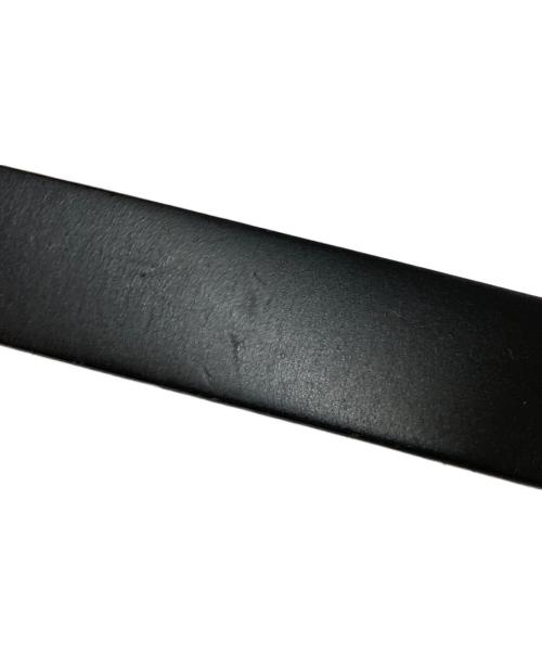 BURBERRY BLACK LABEL（バーバリーブラックレーベル）BURBERRY BLACK LABEL (バーバリーブラックレーベル) ロゴバックルベルト ブラックの古着・服飾アイテム