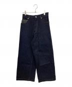 MAISON SPECIALメゾンスペシャル）の古着「Sea Island Cotton Selvage Denim Pants」｜インディゴ