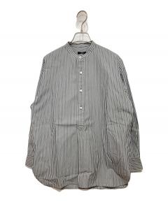 中古・古着通販】YLEVE (イレーヴ) コットンシルクストライプシャツ
