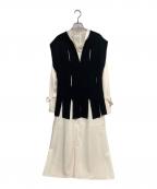 PUBLIC TOKYOパブリックトウキョウ）の古着「スリットニットセットワンピース」｜ライトピンク