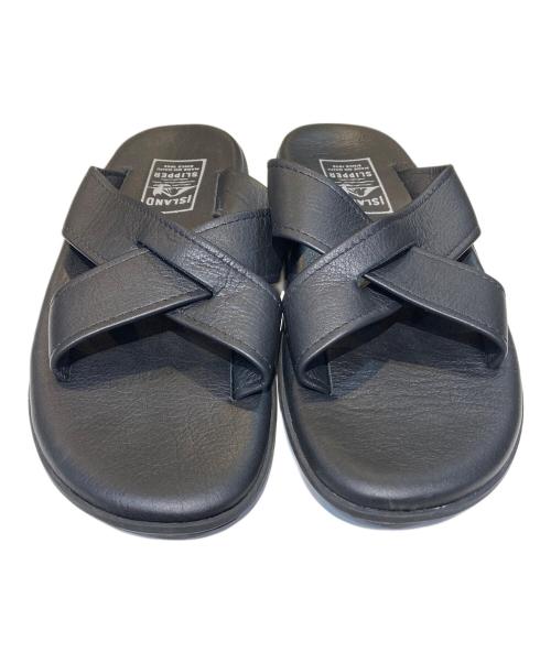 ISLAND SLIPPER（アイランドスリッパ）ISLAND SLIPPER (アイランドスリッパ) リゾートサンダル ブラック サイズ:10の古着・服飾アイテム