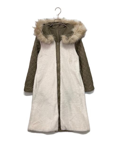 GRACE CONTINENTAL（（グレースコンチネンタル）GRACE CONTINENTAL (グレースコンチネンタル) ライナー付きフーテッドコート ブラウン サイズ:36の古着・服飾アイテム