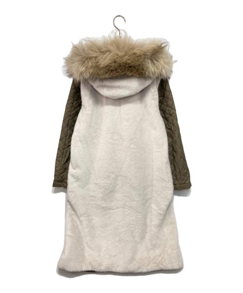 GRACE CONTINENTAL（（グレースコンチネンタル）GRACE CONTINENTAL (グレースコンチネンタル) ライナー付きフーテッドコート ブラウン サイズ:36の古着・服飾アイテム