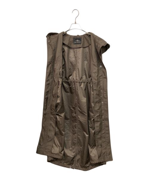 GRACE CONTINENTAL（（グレースコンチネンタル）GRACE CONTINENTAL (グレースコンチネンタル) ライナー付きフーテッドコート ブラウン サイズ:36の古着・服飾アイテム