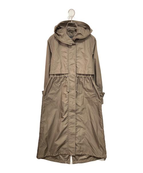 GRACE CONTINENTAL（（グレースコンチネンタル）GRACE CONTINENTAL (グレースコンチネンタル) ライナー付きフーテッドコート ブラウン サイズ:36の古着・服飾アイテム