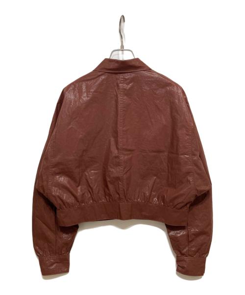 H BEAUTY&YOUTH（エイチ ビューティー&ユース）H BEAUTY&YOUTH (エイチ ビューティー&ユース) ドルマンスリーブシャツジャケット エンジ サイズ:記載無しの古着・服飾アイテム