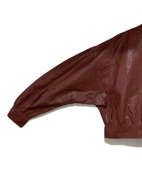 H BEAUTY&YOUTH（エイチ ビューティー&ユース）H BEAUTY&YOUTH (エイチ ビューティー&ユース) ドルマンスリーブシャツジャケット エンジ サイズ:記載無しの古着・服飾アイテム