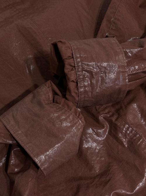 H BEAUTY&YOUTH（エイチ ビューティー&ユース）H BEAUTY&YOUTH (エイチ ビューティー&ユース) ドルマンスリーブシャツジャケット エンジ サイズ:記載無しの古着・服飾アイテム