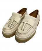 Chloeクロエ）の古着「タッセルローファー」｜アイボリー