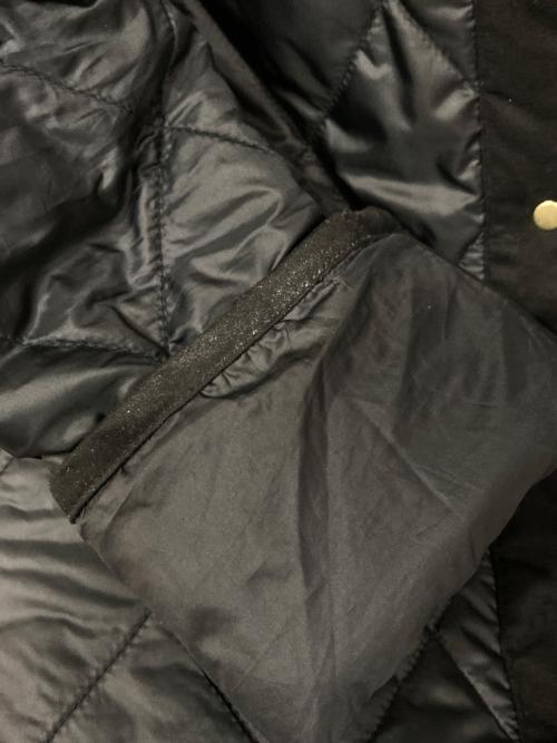 J.PRESS（ジェイプレス）J.PRESS (ジェイプレス) コンパクトタフタキルティング フーデッド コート ブラック サイズ:9の古着・服飾アイテム