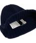 中古・古着 MONCLER (モンクレール) HYKE (ハイク) ジーニアス ニット帽 ネイビー：18000円