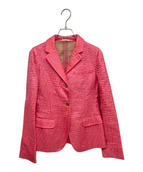 MIU MIU（ミュウミュウ）MIU MIU (ミュウミュウ) セットアップ ライトピンク サイズ:JK:36/PT:38の古着・服飾アイテム