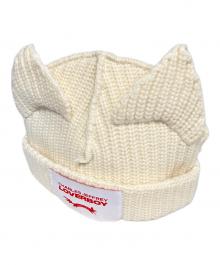 CHARLES JEFFREY LOVERBOY（チャールズ ジェフリー ラバーボーイ）の古着「ニット帽」｜ホワイト