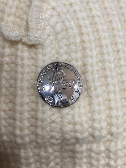 CHARLES JEFFREY LOVERBOY（チャールズ ジェフリー ラバーボーイ）CHARLES JEFFREY LOVERBOY (チャールズ ジェフリー ラバーボーイ) ニット帽 ホワイトの古着・服飾アイテム