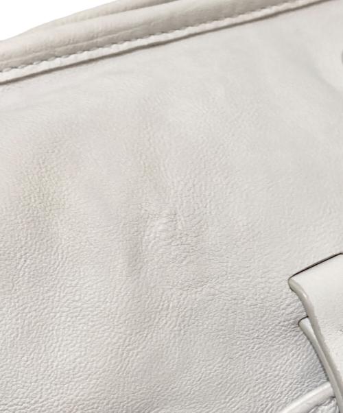 RALPH LAUREN（ラルフローレン）RALPH LAUREN (ラルフローレン) レザーワンショルダーバッグ ホワイトの古着・服飾アイテム