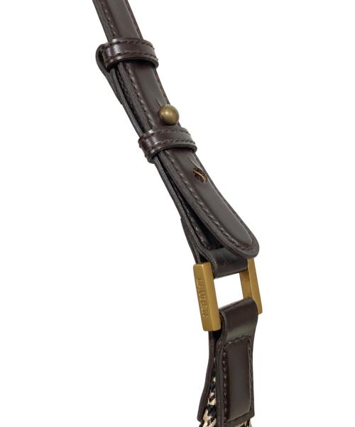 LAUREN RALPH LAUREN（ローレンラルフローレン）LAUREN RALPH LAUREN (ローレンラルフローレン) ワンショルダーバッグ ブラウンの古着・服飾アイテム