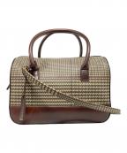 LAUREN RALPH LAURENローレンラルフローレン）の古着「2WAYショルダーボストンバッグ」｜ブラウン