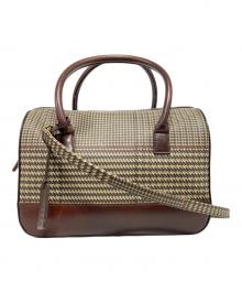 LAUREN RALPH LAUREN（ローレンラルフローレン）の古着「2WAYショルダーボストンバッグ」｜ブラウン