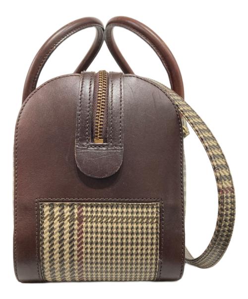 LAUREN RALPH LAUREN（ローレンラルフローレン）LAUREN RALPH LAUREN (ローレンラルフローレン) 2WAYショルダーボストンバッグ ブラウンの古着・服飾アイテム