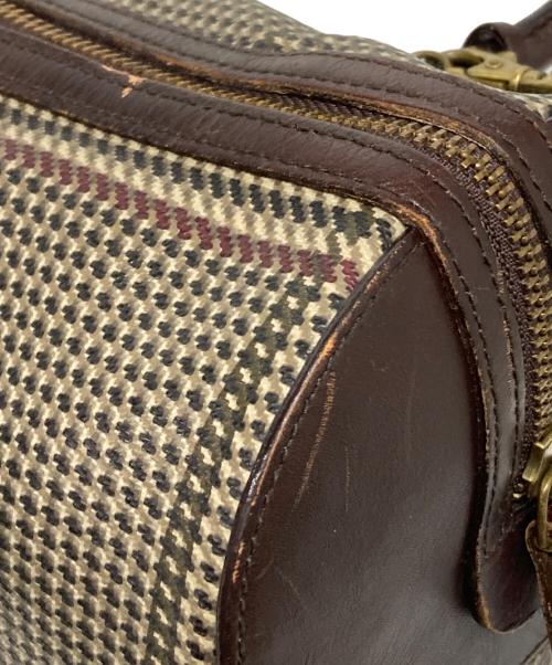 LAUREN RALPH LAUREN（ローレンラルフローレン）LAUREN RALPH LAUREN (ローレンラルフローレン) 2WAYショルダーボストンバッグ ブラウンの古着・服飾アイテム