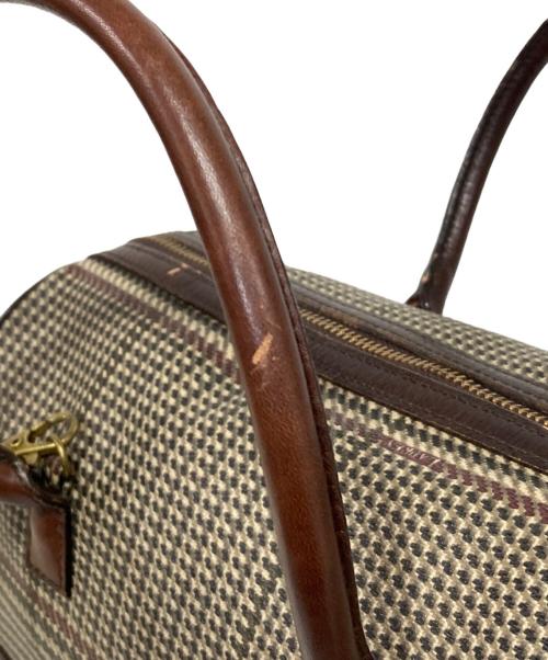 LAUREN RALPH LAUREN（ローレンラルフローレン）LAUREN RALPH LAUREN (ローレンラルフローレン) 2WAYショルダーボストンバッグ ブラウンの古着・服飾アイテム