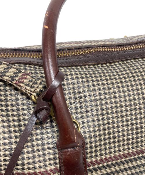 LAUREN RALPH LAUREN（ローレンラルフローレン）LAUREN RALPH LAUREN (ローレンラルフローレン) 2WAYショルダーボストンバッグ ブラウンの古着・服飾アイテム