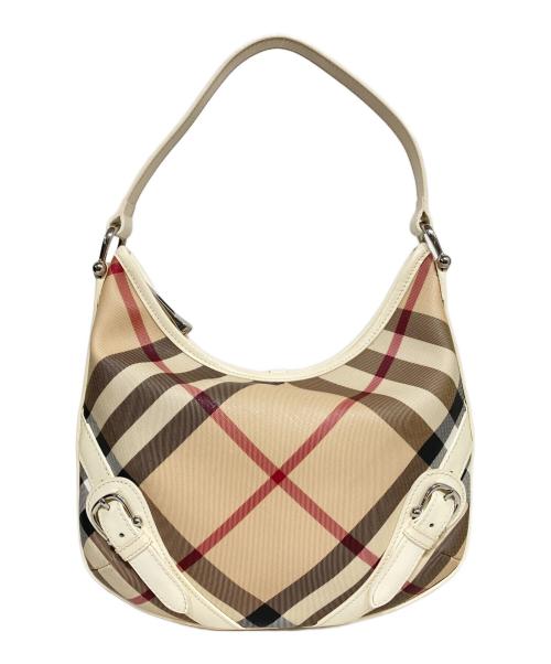BURBERRY（バーバリー）BURBERRY (バーバリー) ノバチェックワンショルダーバッグ ベージュの古着・服飾アイテム
