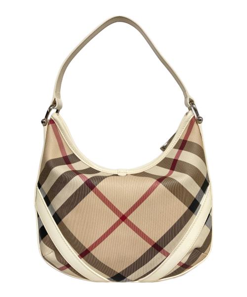 BURBERRY（バーバリー）BURBERRY (バーバリー) ノバチェックワンショルダーバッグ ベージュの古着・服飾アイテム