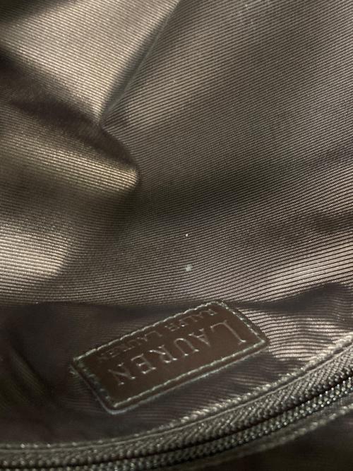 LAUREN RALPH LAUREN（ローレンラルフローレン）LAUREN RALPH LAUREN (ローレンラルフローレン) 千鳥格子柄トートバッグ ブラウンの古着・服飾アイテム