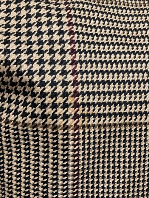 LAUREN RALPH LAUREN（ローレンラルフローレン）LAUREN RALPH LAUREN (ローレンラルフローレン) 千鳥格子柄トートバッグ ブラウンの古着・服飾アイテム