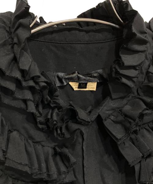 COMME des GARCONS COMME des GARCON（コムデギャルソンコムデギャルソン）COMME des GARCONS COMME des GARCON (コムデギャルソンコムデギャルソン) フリルセーラーシャツ ブラック サイズ:Mの古着・服飾アイテム