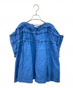 TAO COMME des GARCONSタオ コムデギャルソン）の古着「フロルショートブラウス」｜ブルー