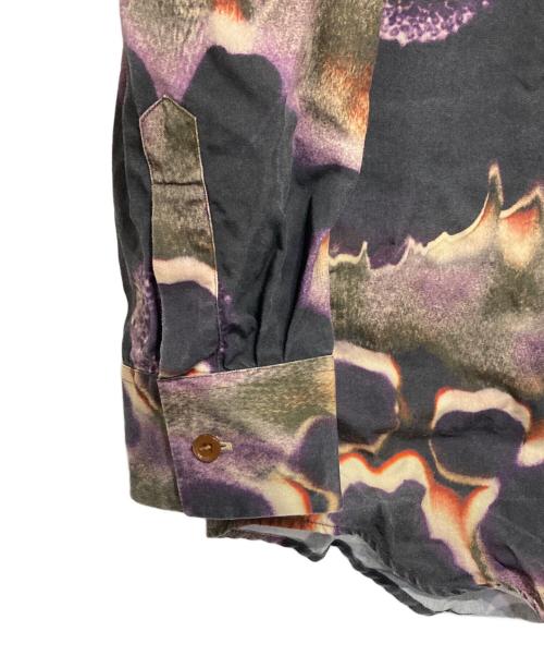 PAUL SMITH（ポールスミス）Paul Smith (ポールスミス) “Field Flowers” オールオーバープリントシャツ パープル サイズ:X LARGEの古着・服飾アイテム