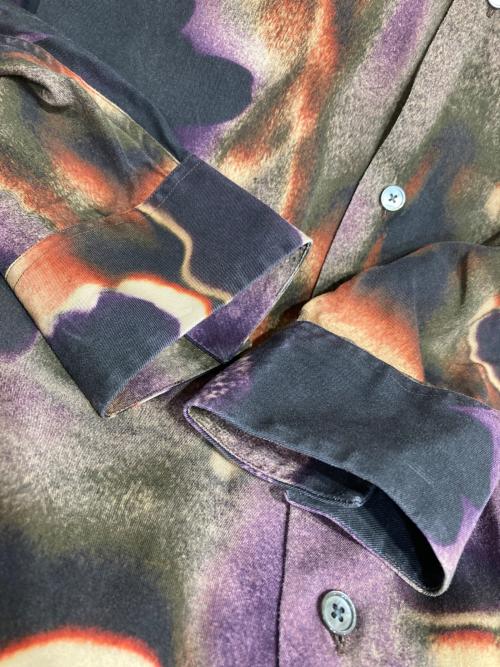 PAUL SMITH（ポールスミス）Paul Smith (ポールスミス) “Field Flowers” オールオーバープリントシャツ パープル サイズ:X LARGEの古着・服飾アイテム