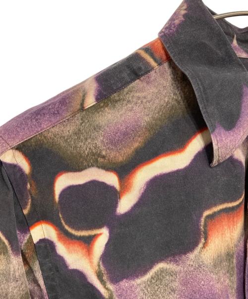 PAUL SMITH（ポールスミス）Paul Smith (ポールスミス) “Field Flowers” オールオーバープリントシャツ パープル サイズ:X LARGEの古着・服飾アイテム