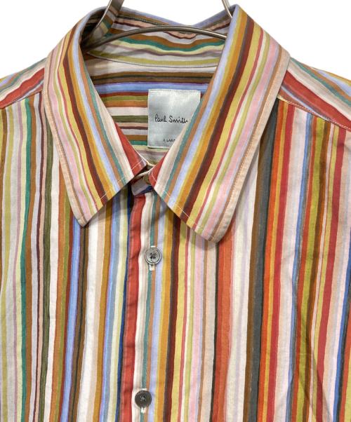 PAUL SMITH（ポールスミス）PAUL SMITH (ポールスミス) 'Painted Signature Stripe' シャツ マルチカラー サイズ:X LARGEの古着・服飾アイテム