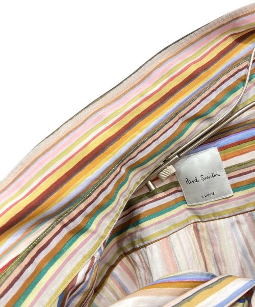 PAUL SMITH（ポールスミス）PAUL SMITH (ポールスミス) 'Painted Signature Stripe' シャツ マルチカラー サイズ:X LARGEの古着・服飾アイテム