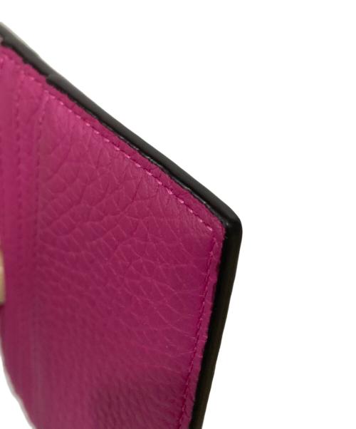 MULBERRY（マルベリー）MULBERRY (マルベリー) パスケース ショッキングピンクの古着・服飾アイテム